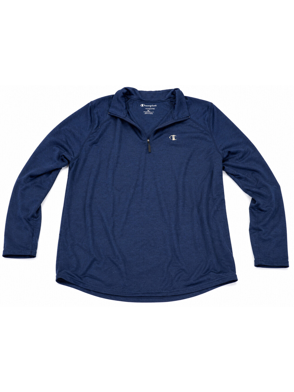 Champion Men's Blue Performance 1/4 Zip Pullover Activewear Shirt XL